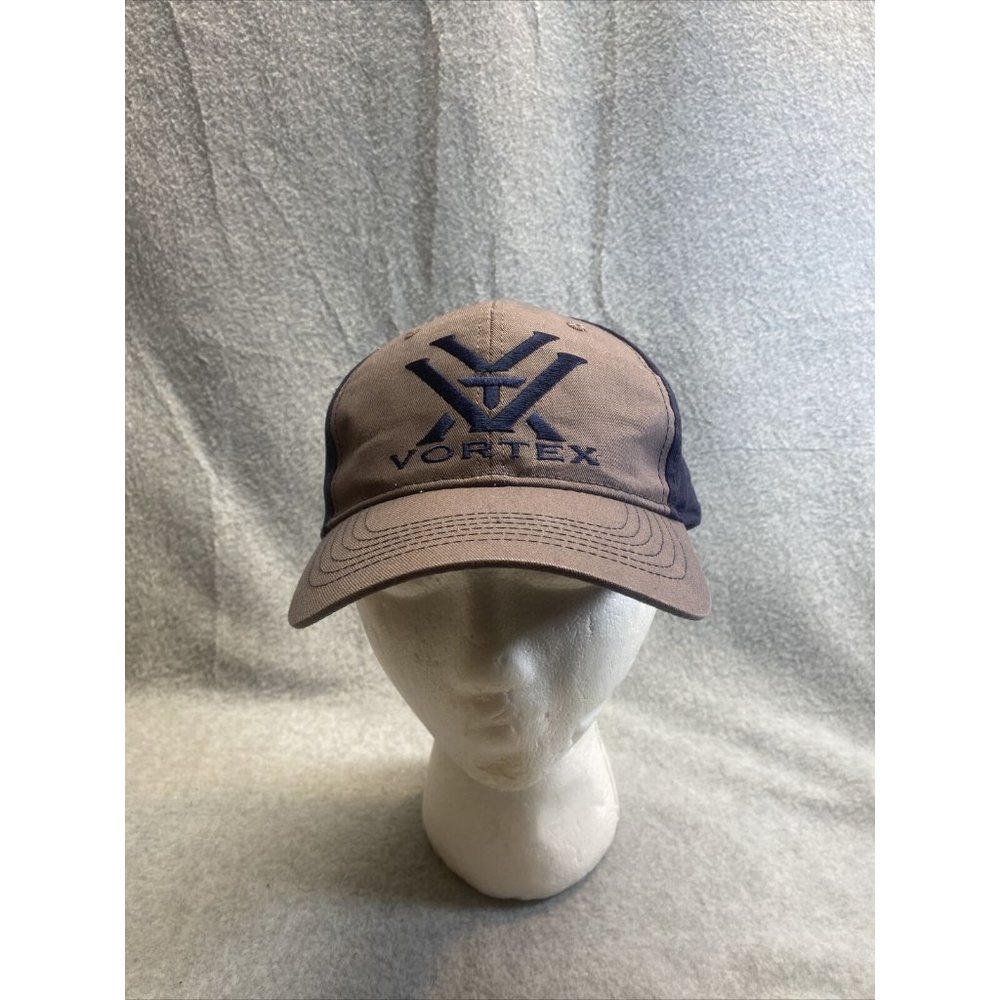 VORTEX Men One Size Blue Gray Vortex Logo BALL CAP Adjustable SNAPBACK HAT